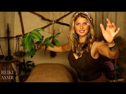 "Nordic Sleep Healing" Viking ASMR REIKI Soft Spoken & Personal Attention on a Rainy Night #reiki