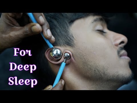Deep Sleep & Lucid Dreams: Gentle Head & Ear Massage ASMR With Tapping & Scratching Therapy
