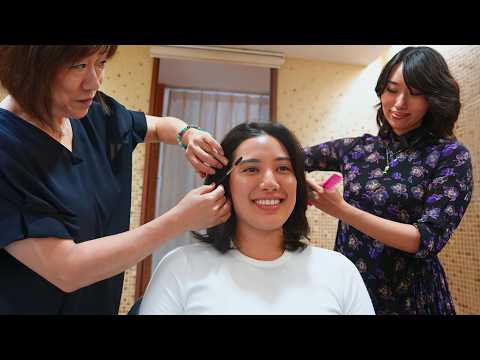 (ASMR) Finally! A Tokyo Hair Salon That Understands Western Hair