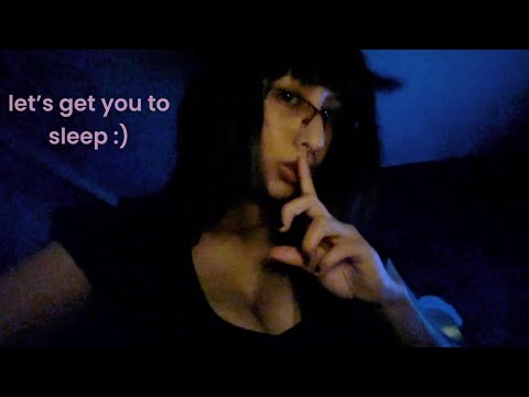 ASMR | putting you to sleep while it’s raining *shushing*