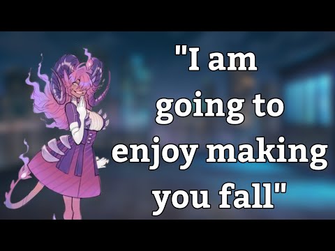 {Asmr} flirty demon brings you to sin [angel listener] [teasing] [f4a]