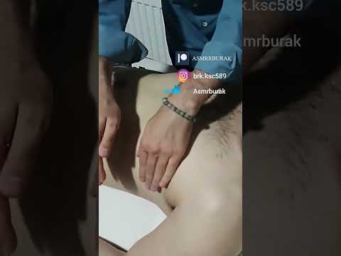 A PEACEFUL ASMR EXPERIENCE WITH CHEST MASSAGE #satisfying #relaxing #asmr #shorts #massage