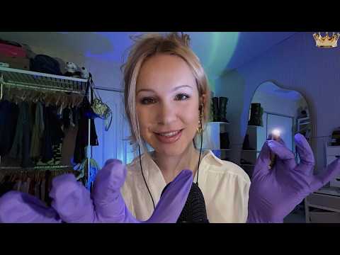 ASMR Facial nerve exam: testing for tingles 👩🏼‍⚕️