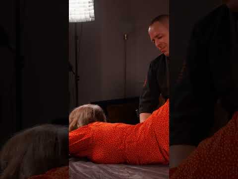 Fantastic chiropractic adjustment and stretching for Alina #chiropractor