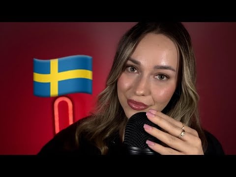 ASMR Swedish Trigger Words 🇸🇪 Soft Whispered Translation