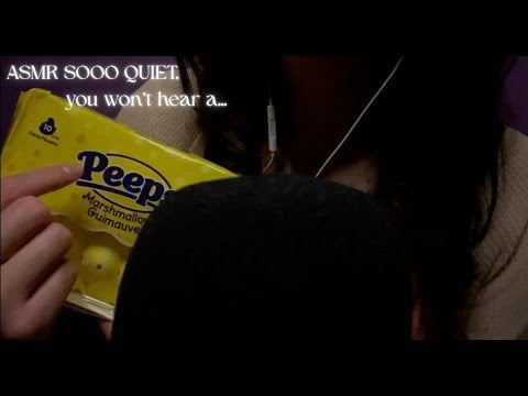 ASMR SO QUIET, You Won't Hear A Peep pt.4 (VERY QUIET ASMR whisper, tapping, scratching & crinkles)
