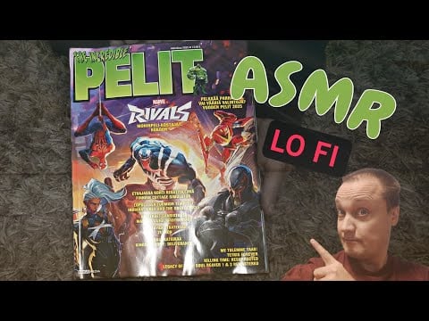 LoFi ASMR Recording - Gaming Magazine Go Trough Whispered -  Pelit February 2025