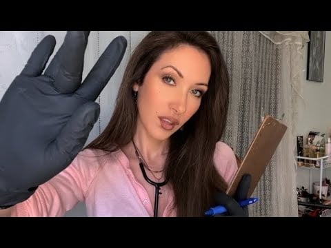ASMR CRANIAL NERVE EXAM DOCTOR ROLE PLAY