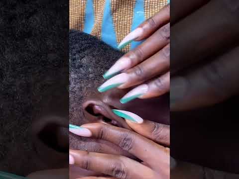 Ear picking cleaning Asmr #asmr #tingling #nails #earcleaning