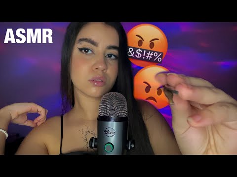 ASMR NAMORADA TÓXICA FAZENDO SUA SOBRANCELHA