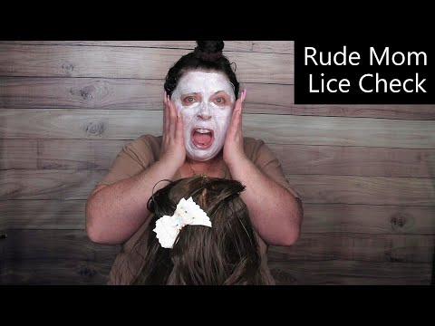ASMR Rude Mom | Lice Check, Scalp Check with Long Nails, Scalp Treatment, Whispering, Funny Roleplay