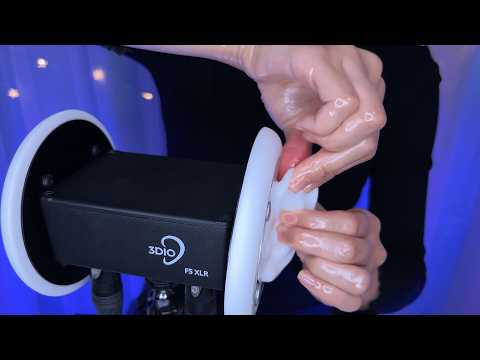 ASMR Strong Oil Ear Massage to Relieve Fatigue👂 No Talking, 3Dio, cupping etc   耳マッサージ