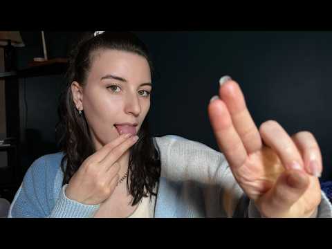 Slightly Aggressive Spit Painting with Clipping ASMR