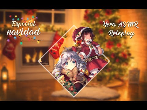 ASMR Chica🧑‍🎄  ☃️   Especial de navidad ☃️  🧑‍🎄  Hera ASMR Roleplay ❄️ NOVELA VISUAL
