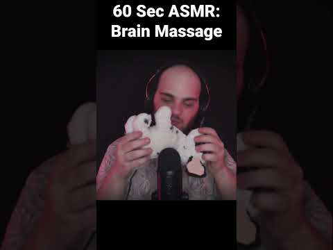60 Sec ASMR Brain Massage 🧠  #asmr #relaxation