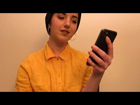 ASMR Hip Friend Sets Up Your Dating Profile [LOTS OF NAIL ON PHONE NOISES]