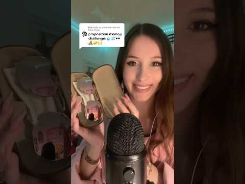 #asmr #emojichallenge #asmrtriggers #relaxingvideo