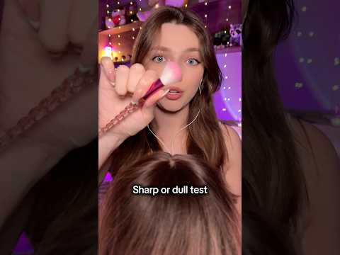 Sharp or dull test #asmr #asmrsounds #asmrrelax #asmrsleep #relax #tingles #asmrvideo #relaxingvideo