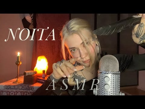 ASMR Suomi - Noita puodin vastaanotolla ROLEPLAY 🧙🏻‍♀️😴 (visual triggers, inaudible, naputtelua)