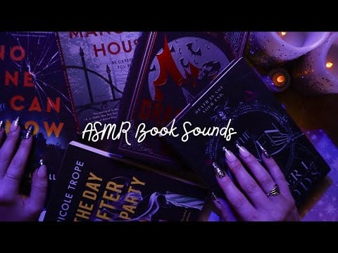 ASMR Pure Book Sounds to Play in the Background 📚 | No Talking