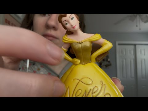 asmr | 1 minute belle ornament tapping & scratching! (no talking)
