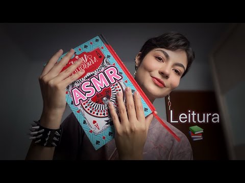 ASMR - Lendo Alice no País das Maravilhas (Book Tapping, Fala Suave) 