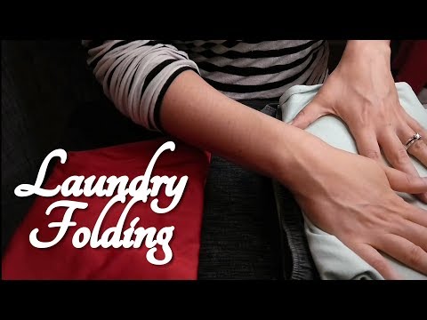 *Whisper* ASMR Laundry Folding