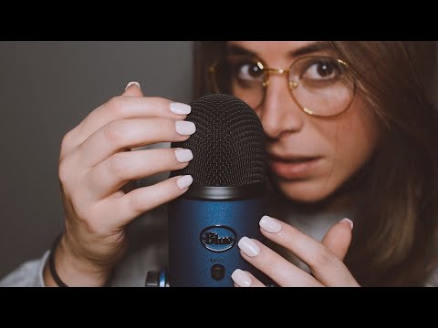 ASMR Deep Mic Tapping Fast & Aggressive (almost no talking)