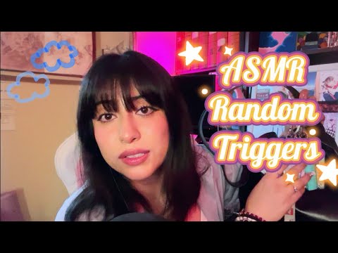 ASMR An assortment of random triggers (whispers)