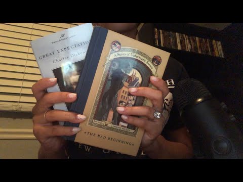 ASMR fast tapping on books