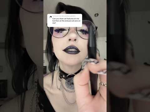 Goth Girl draws on your Face...lovingly 😇 🖊