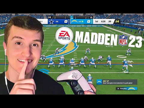 ASMR Madden 23 Relaxing Gameplay 🏈🎮 (gum chewing + controller sounds)