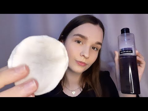 ASMR REMOVENDO SUA MAQUIAGEM DELICADAMENTE ATÉ VOCÊ DORMIR