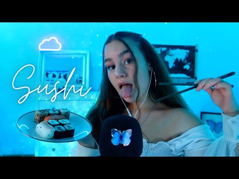 [ASMR] Sushi MUKBANG 🤤🍣 | Eating Sounds| ASMR Marlife