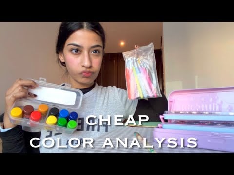 Doing your cheap colour Analysis ASMR roleplay
