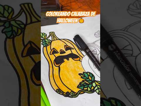 ASMR Coloreando dibujos de Halloween 🎃🖤