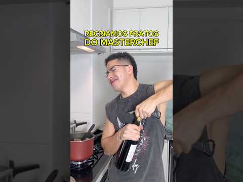 FIZ UM PRATO DO MASTERCHEF PRA ASSISTIR A FINAL
