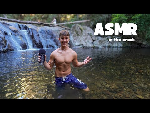 ASMR in the Creek 🍃 Water Triggers & Soft Whispers