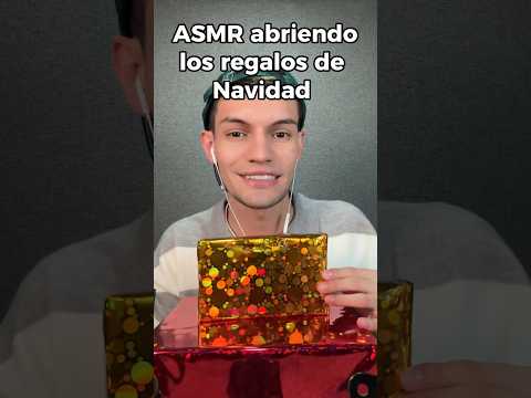 EL MEJOR REGALO #ASMR abriendo mis regalos de Navidad #shorts #asmrvideo #viral