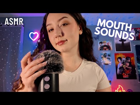 ASMR FAST MOUTH SOUNDS & PURRING FOR 20 MINUTES