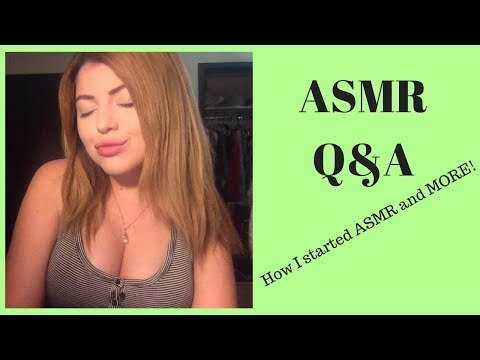 ASMR ear to ear Q&A !!!