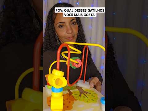 ASMR POV QUAL DESSES GATILHOS VOCÊ MAIS GOSTA #asmrbrasil #viralvideo #fyp #notalkingasmr #foryou