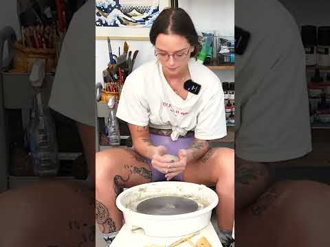 learning how to do pottery