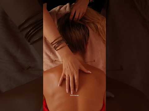 40 min no talking back attention exclusively on Patreon 😴 link in bio #asmrnotalking #asmrmassage