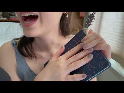 ASMR | Diary show and tell & rambling about grief and the perils of puppy parenthood 💧🐶 [softspoken]