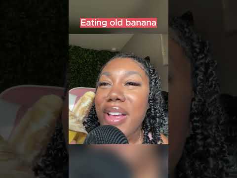 Asmr Eating Old Banana #asmr #asmrsounds #asmreating