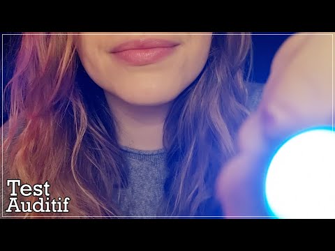 ASMR FRANÇAIS 🌸 ROLEPLAY MEDECIN - "TEST AUDITIF RELAXANT" 👂