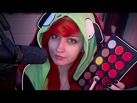 asmr emo girl does your makeup for a party in less than 10 minutes | fast asmr