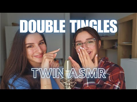 Twin Energy ASMR! Double the Triggers, Double the Tingles ✨🎧 | M.G. #asmr