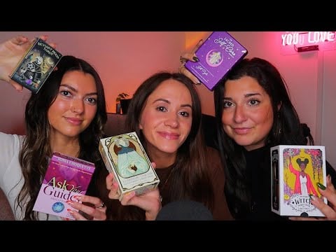 ASMR / Tarot Pick A Card (w/ friends)